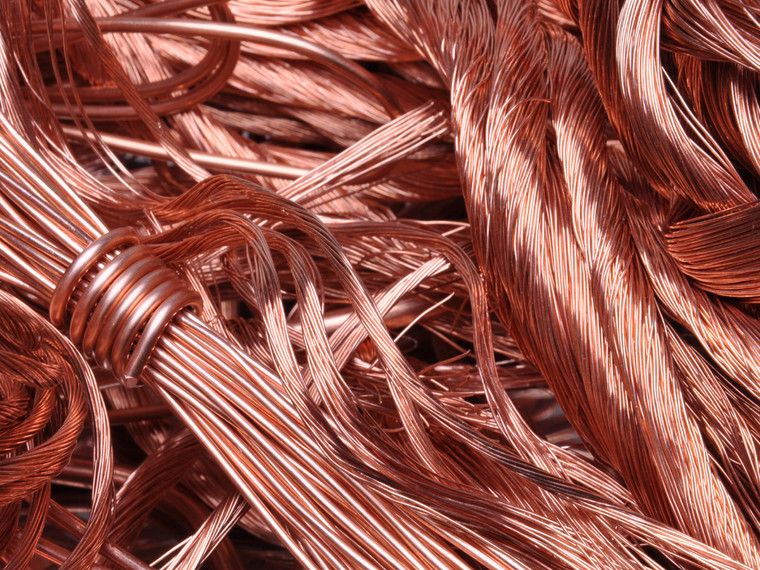 Fios de cobre